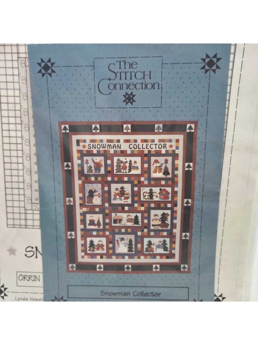 Snowman Collector Quilt & Pillow Pattern By The Stitch Connection Set Of 12